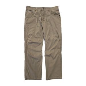 KUHL Revolvr Pants Mens 36x30 Tan Vintage Patina Dye Uberkuhl Stretch Hiking
